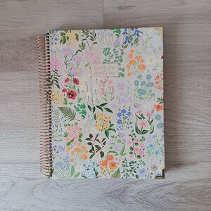 Bloom Planners 2025-2026 Floral Spiral Hard Cover Motivational Monthly Weekly